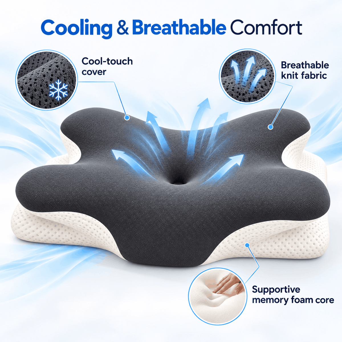 ROSÆA™ Cooling Cervical Pillow